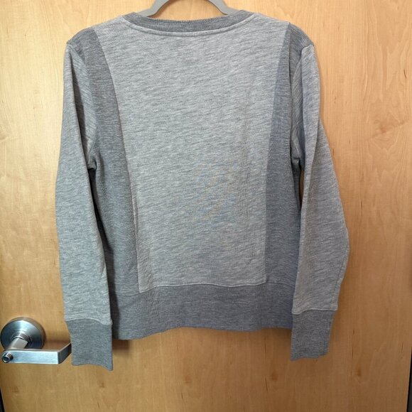 Madewell Gray Crewneck Sweatshirt Womens Medium - Picture 3 of 5